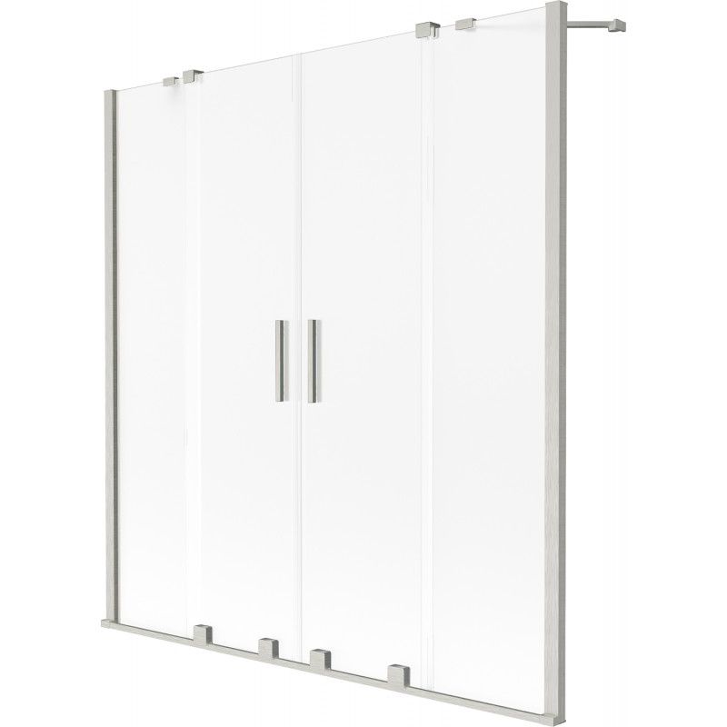 Parawan nawannowy ruchomy Mexen Velar szron 160x150 cm 2 szt.