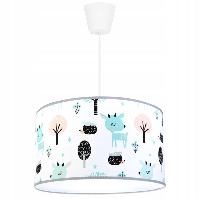 Lampa sufitowa wisząca Light Home LH Bambi dziecięca 1x E27 60W 35cm niebieska 1szt.