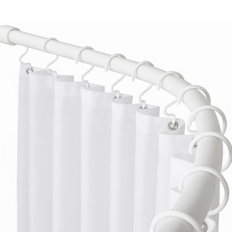 Drążek prysznicowy do zasłon Estiva łukowy 80x80 cm biały 27 mm 1 szt.