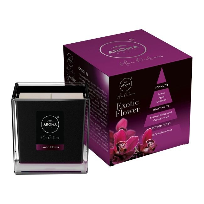 Świeca Aroma Home Black exotic flower 155 g