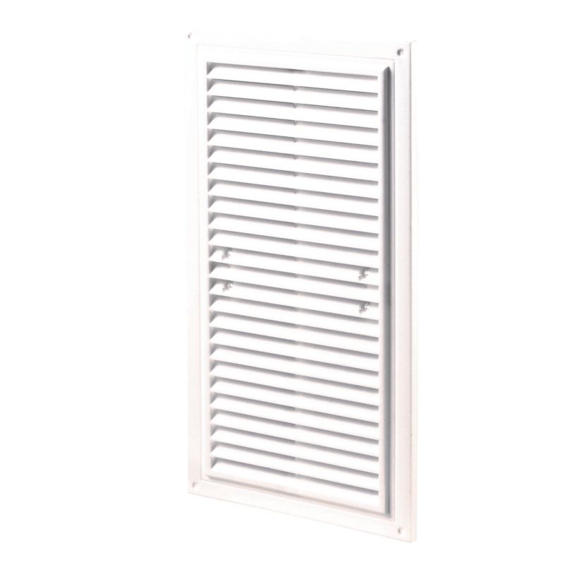 Kratka wentylacyjna z siatką Vents 215 x 175 mm biała
