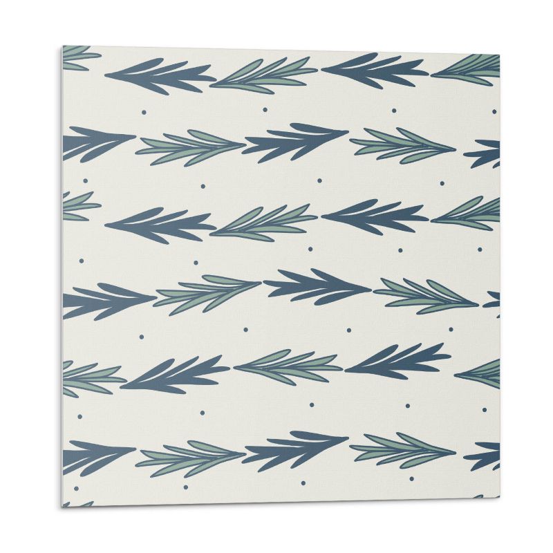 Kafelki samoprzylepne Wallfluent 50x50 cm Regularny motyw liści na stylowym tle 4 szt.