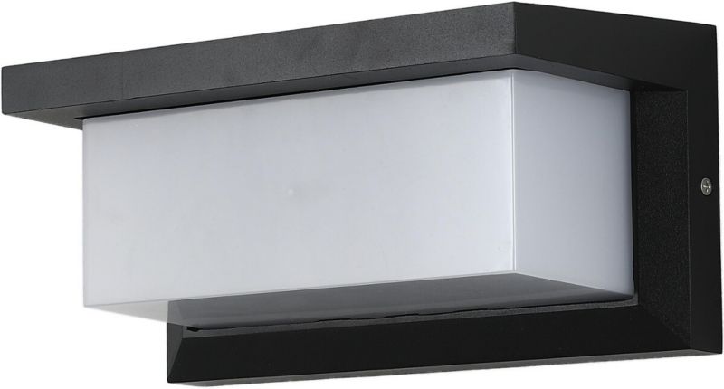 Kinkiet zewnętrzny z czujnikiem IdeaLED Cetus czarno-biały 1 x E27 x 30W IP54 wym: 12,5 x 26 x 12,5 cm - 1 szt.