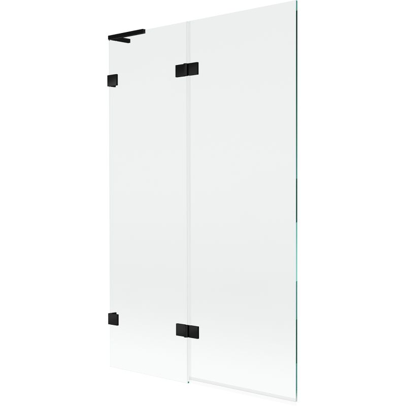 Parawan nawannowy dwuskrzydłowy Mexen Lunar L czarny 110x150 cm - 897L-110-100-70-00-L 1 szt.