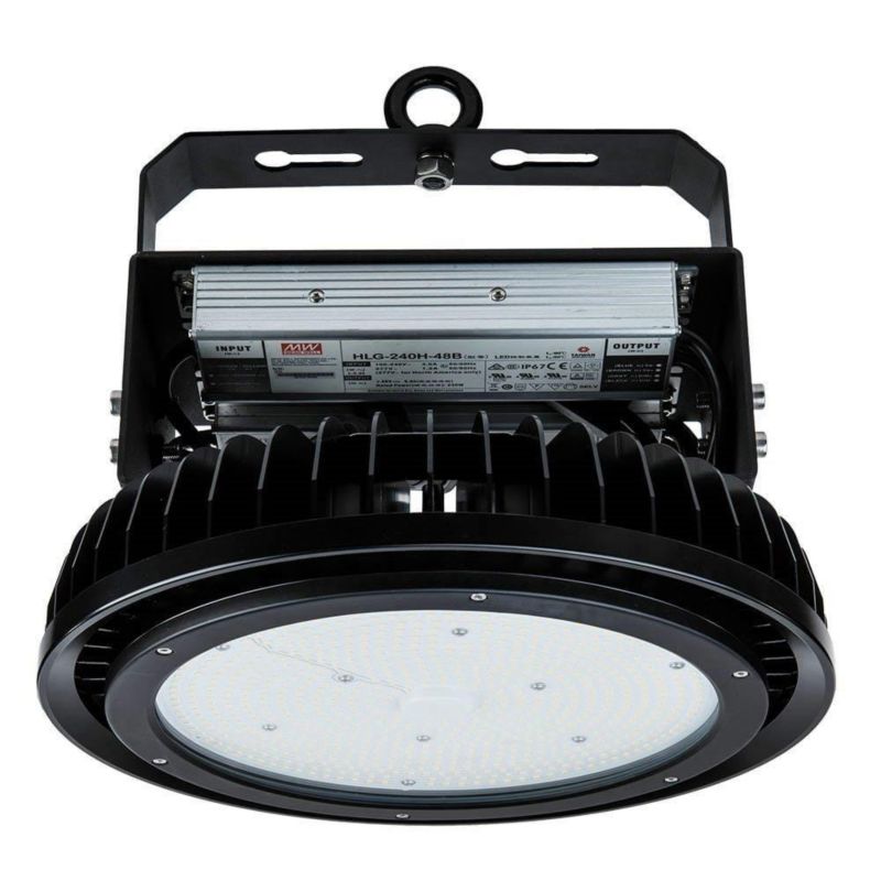 Lampa High Bay przemysłowa Ufo V-TAC 9-500 czarna LED 500W 4000K 60000lm hermetyczna IP65 wym: 32 x 36 x 36 cm - 1 szt.