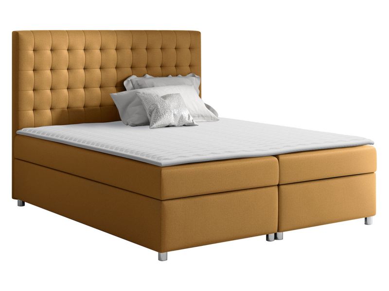 Łóżko kontynentalne MIRJAN 24 Asti 180x200 miodowy 1 szt.