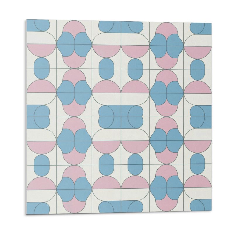 Kafelki samoprzylepne Wallfluent 50x50 cm Wielowymiarowy wzór abstrakcyjny 4 szt.