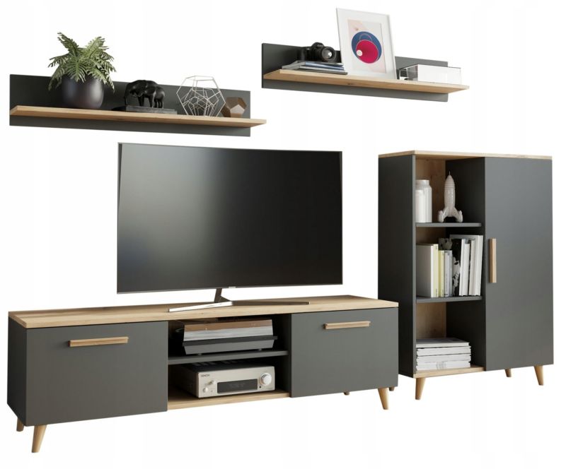 Meblościanka Matkam OSLO Per antracyt 1 szt.