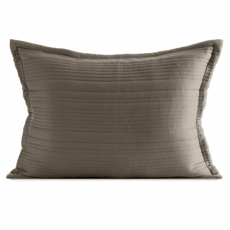 Poszewka Tara EUROFIRANY dekoracyjna na poduszkę 50X70 cm Ciemny Beż 1szt.