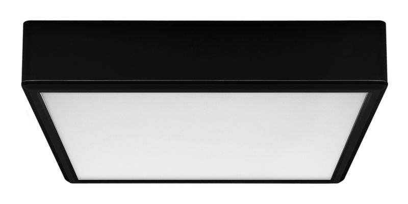 Plafon Rabalux Lauri czarno-biały LED 22W 3000-6000K 2100lm kwadratowy IP20 wym: 4 x 21,5 x 21,5 cm tworzywo sztuczne - 1 szt.