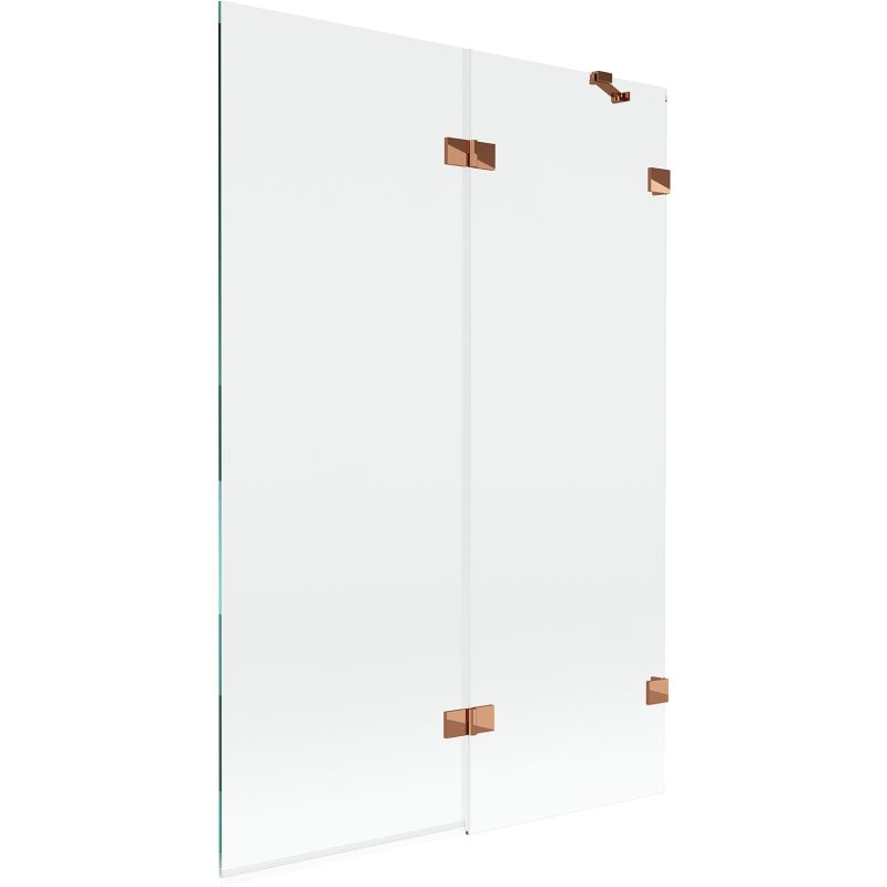 Parawan nawannowy Mexen Lunar różowe złoto 120x150 cm 2-skrzydłowy 1 szt