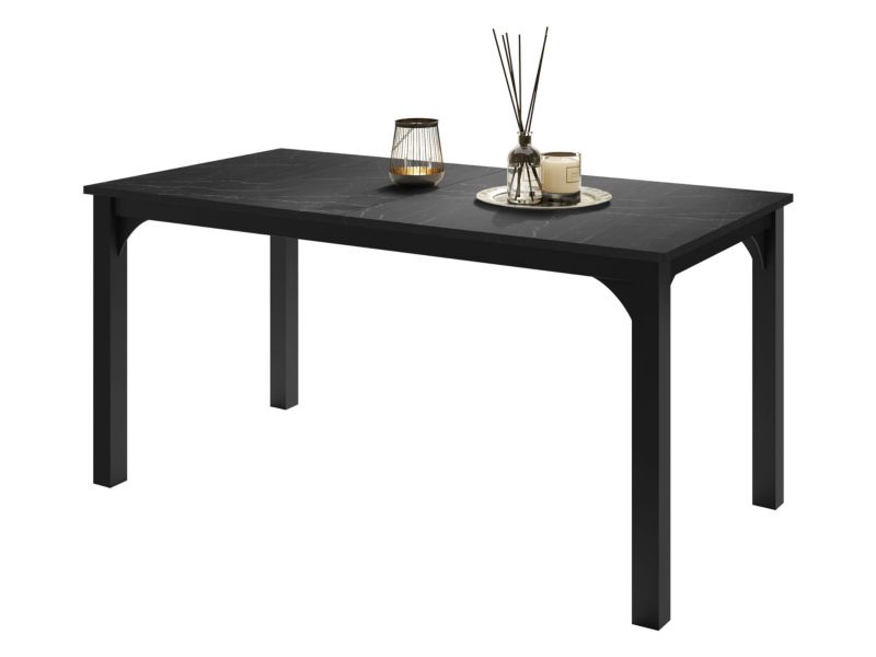 Stół rozkładany MIRJAN 24 Focus 160 czarny/black pietra grigia 1 szt.