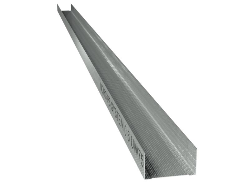 Profil ścienny Norgips UW75 0,6 mm 3 mb