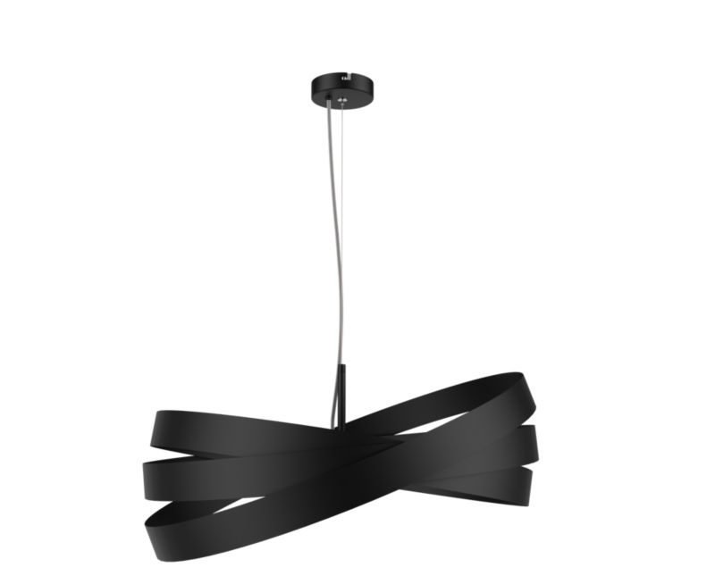 Lampa wisząca GoodHome Agiou 3-punktowa E27 czarny mat