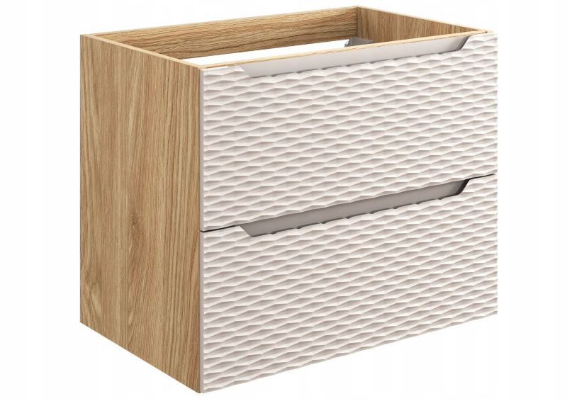 Szafka łazienkowa Furnidea 70 cm wisząca pod umywalkę beżowa Ocean 1 szt.