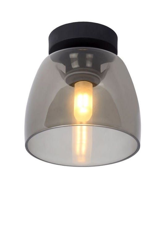 Lampa sufitowa wisząca Lucide Tyler 2625 transparentna-czarna szerokość 16.1 cm 1xG9 x 33W 1 szt.