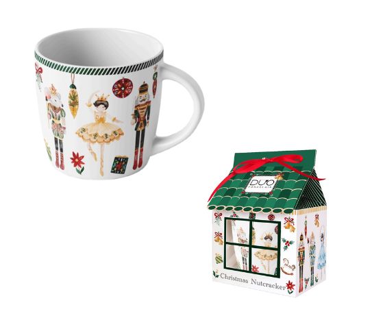 Kubek Christmas Nutcracker DUO porcelanowy świąteczny 400 ml 1 szt.