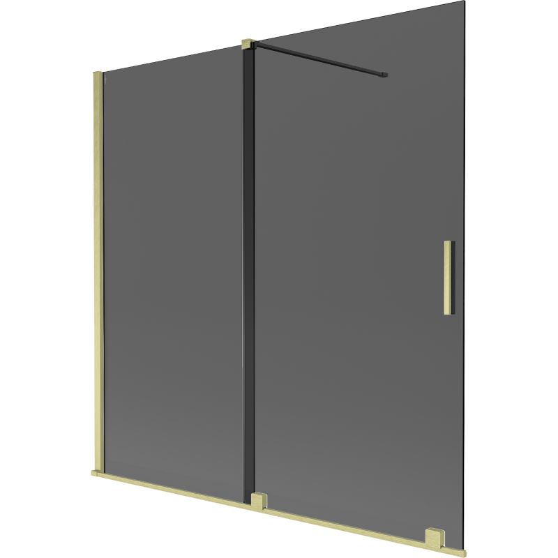 Parawan nawannowy Mexen Velar grafit złoty 160x150 1 szt.