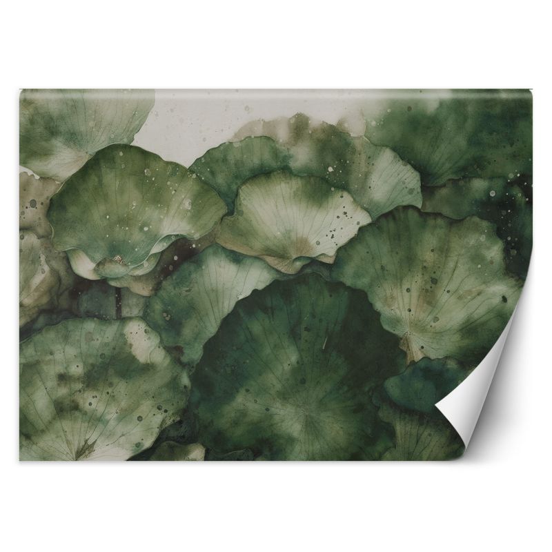 Fototapeta Feeby Zielone liście lotosu 400x280 1 szt