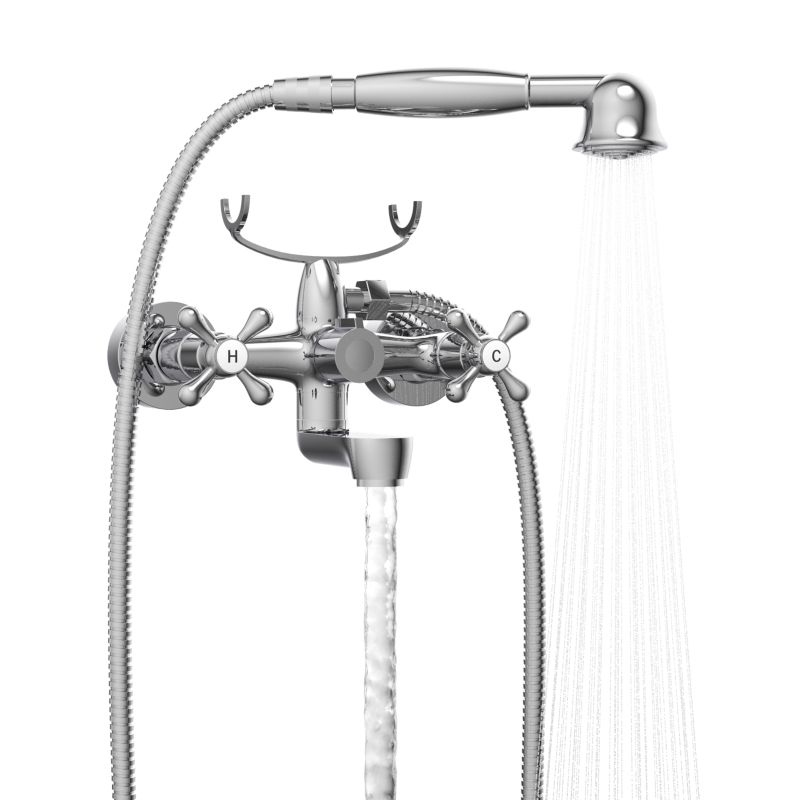 Bateria Wannowa Granitan Retro z Zestawem Natryskowym 1kpl.