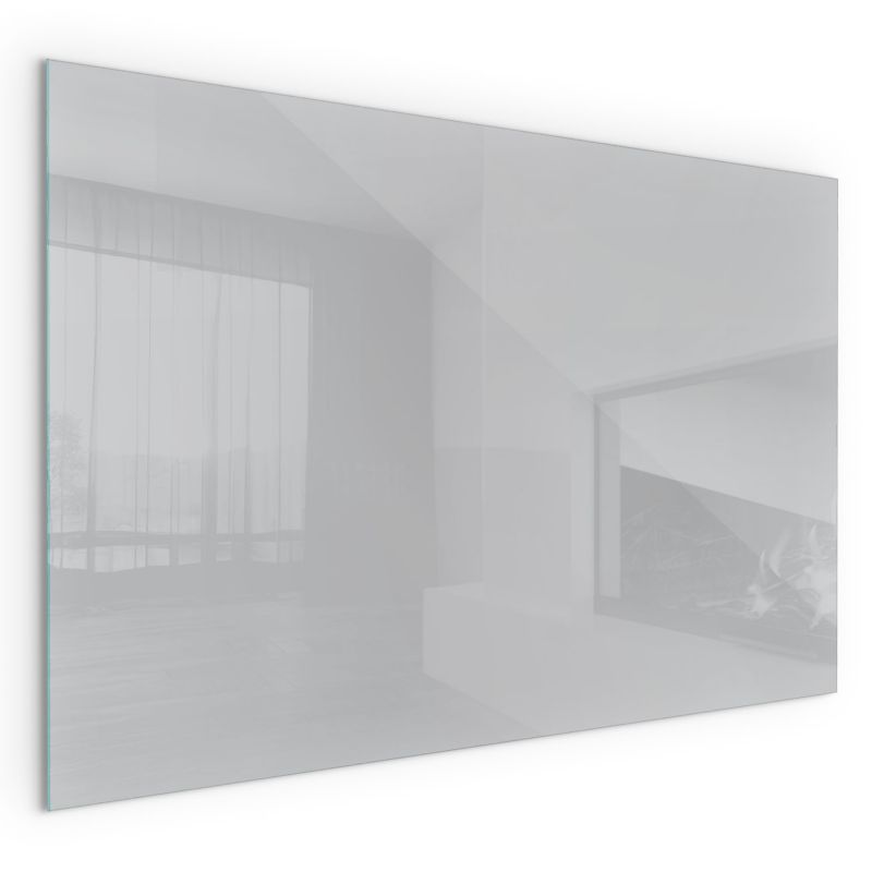 Szklana Podkładka Pod Kominek Prostokąt Wallfluent 100x70 cm Jasnoszary odcień 1 szt.