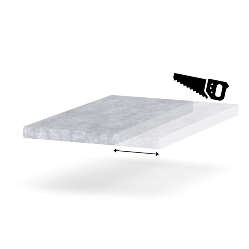 Blat Kuchenny Hurtownia-Mebli 28mm Blande 20-29 29cm Beton 29x60x cm 1szt.