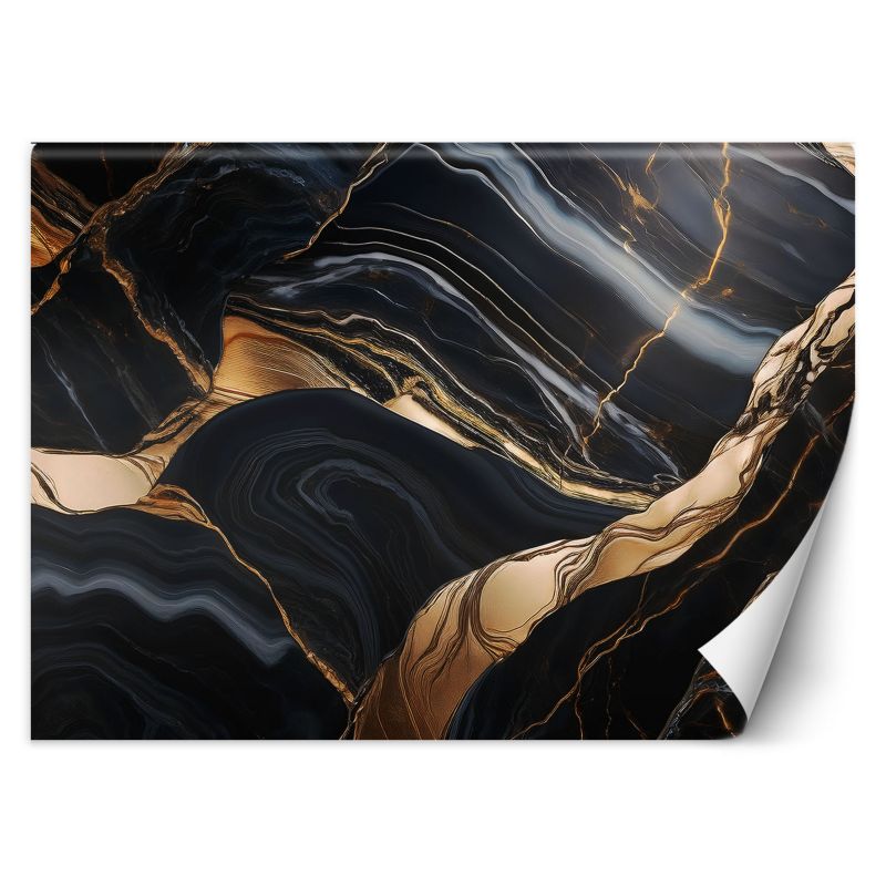 Fototapeta Feeby Czarny Marmur ze Złotem 100x70 1 szt