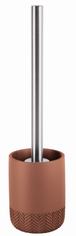 Szczotka toaletowa Kleine Wolke Herringbone ceglasty, trwała i odporna na zarysowania, 1 szt.