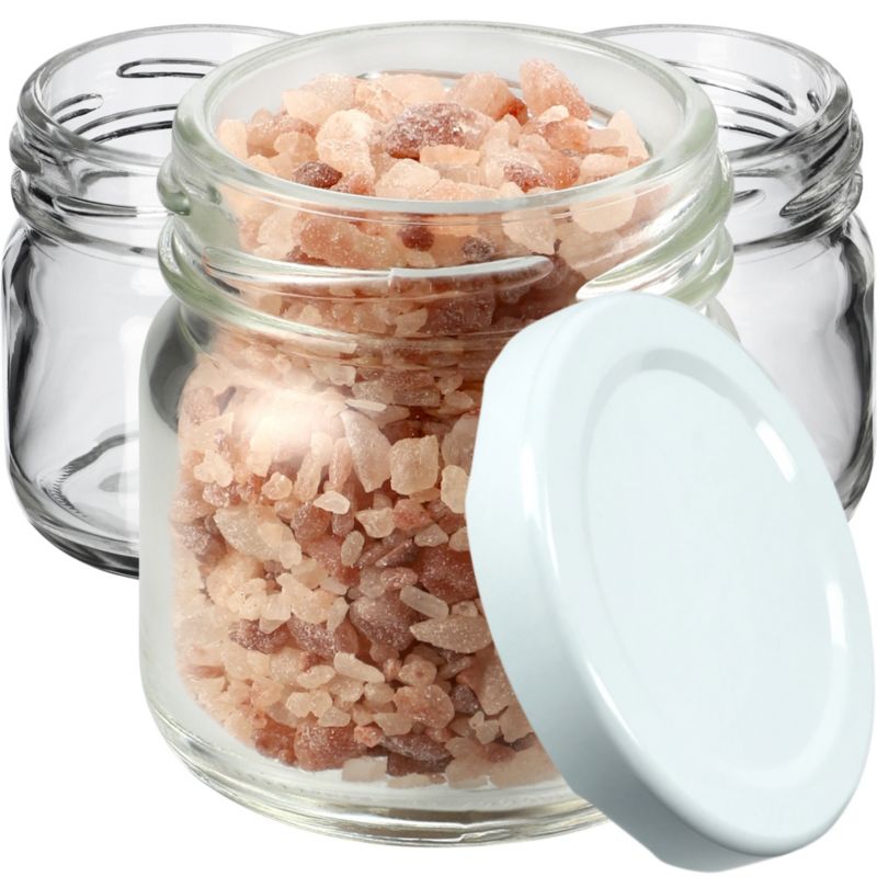 Słoik KADAX Szklany Słoiczek 40ml Na miód Przyprawy Prezent + Zakrętki 50 szt.