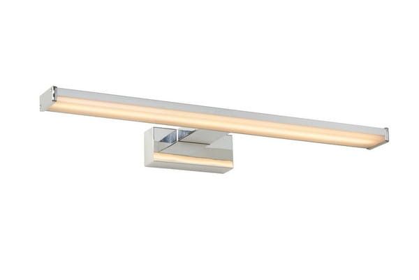Kinkiet ścienny Lucide Onno chromowany biały do łazienki LED 12W 3000K 960lm IP44 wym: 4,2 x 12,1 x 60 cm - 1 szt.