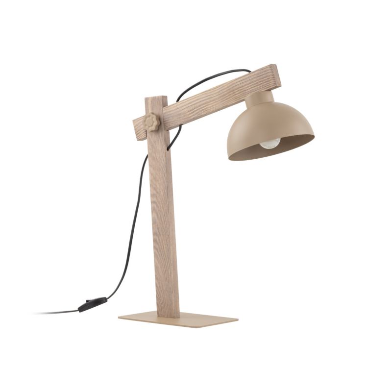 Lampka stołowa TK Lighting Oslo 1 x E27 beżowa