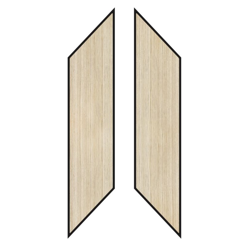 Panel frezowany Max-Stone JUMPER P+L 78 x15,9 DĄB kompl 2szt.