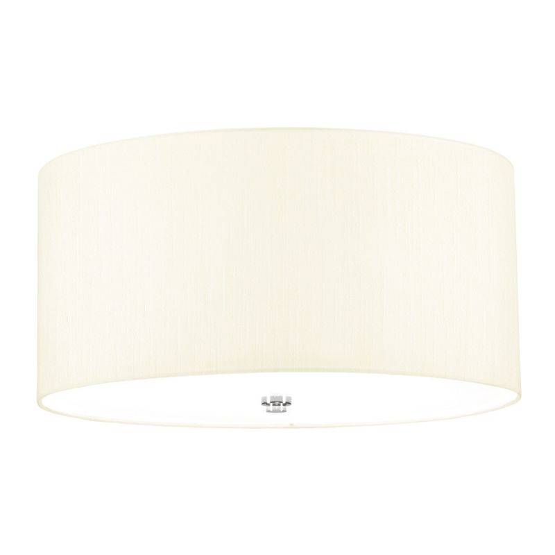 Plafon sufitowy lampa Designer's Lightbox Fletcher Flush chrom kremowy 3 x E27 x 60W IP20 wym: 25,2 x 45,7 x 45,7 cm - 1 szt.