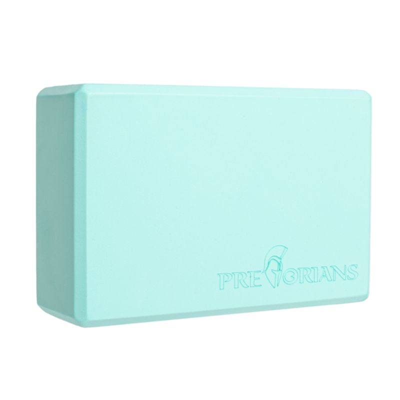 Kostka do jogi Be-active.pl bloczek do ćwiczeń rozciągania niebieska 1 szt.