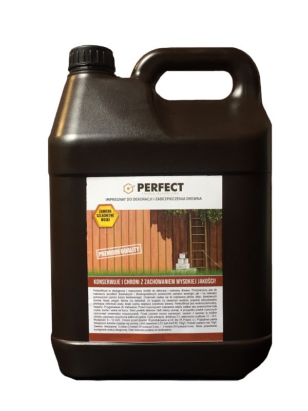 Impregnat do drewna Perfect Wood 10L Szary 1 szt.