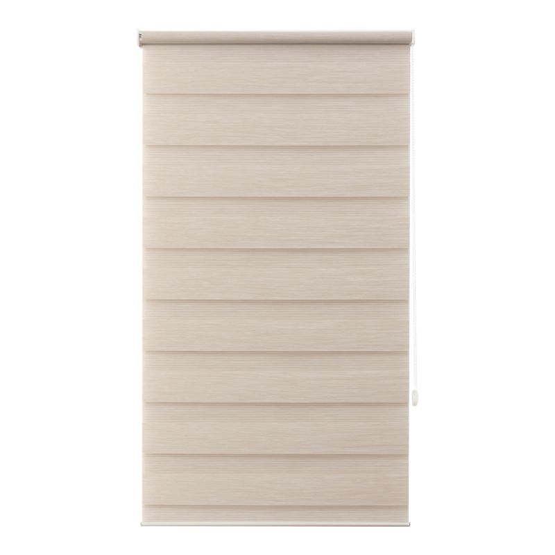 Roleta dzień/noc GoodHome Elin 62,3 x 160 cm jasnobeżowa