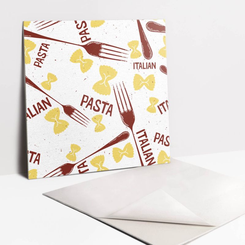 Kafelki samoprzylepne Tulup 30x30 cm Włoski makaron 9 szt.