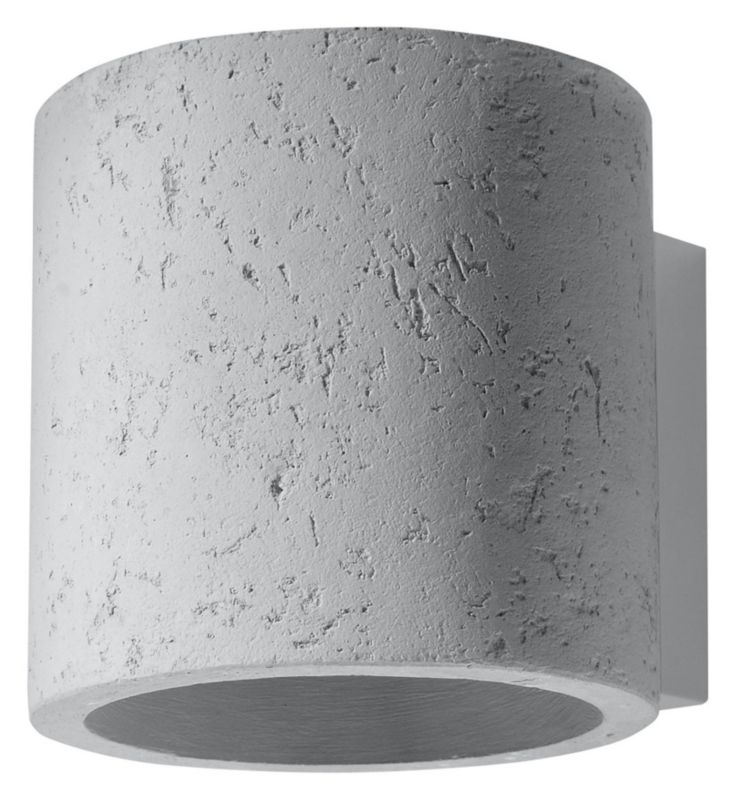 Kinkiet ścienny Sollux Lighting Orbis szary 1 x G9 x 40W IP20 wym: 12 x 10 x 10 cm - 1 szt.