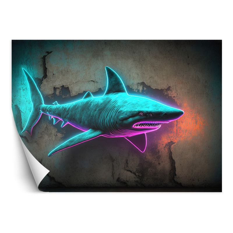 Fototapeta Feeby Zwierzęta Rekin Neon 150x105 1 szt