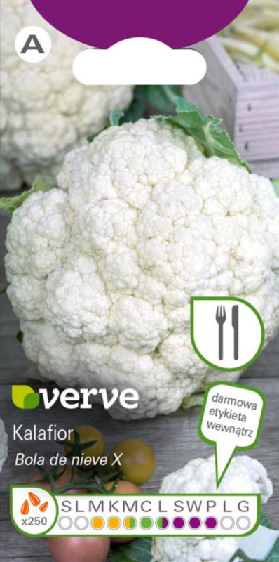 Nasiona kalafior Bola de Nieve X Verve