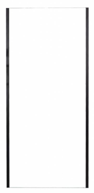 Ścianka prysznicowa Rea Rapid czarna 80cm szkło hartowane easy-clean przezroczyste 1 szt.