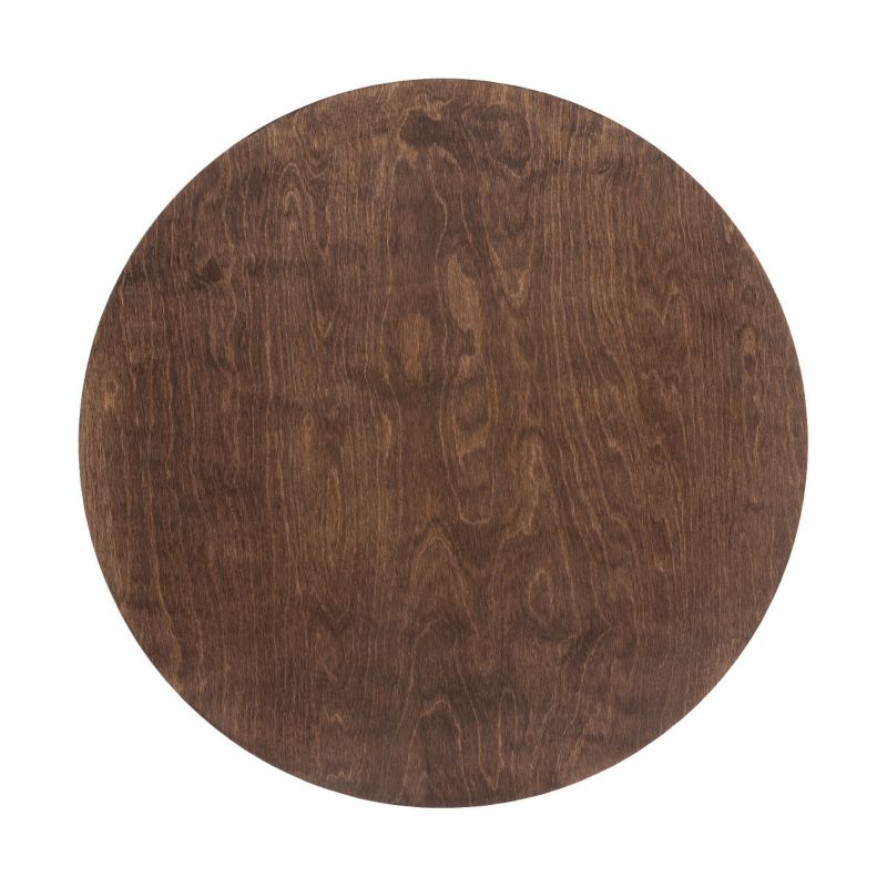 Kinkiet ścienny Nowodvorski Lighting Ring Timber Led ciemne drewno-czarny LED 16W 3000K 290lm IP20 wym: 50 x 50 x 4 cm - 1 szt.