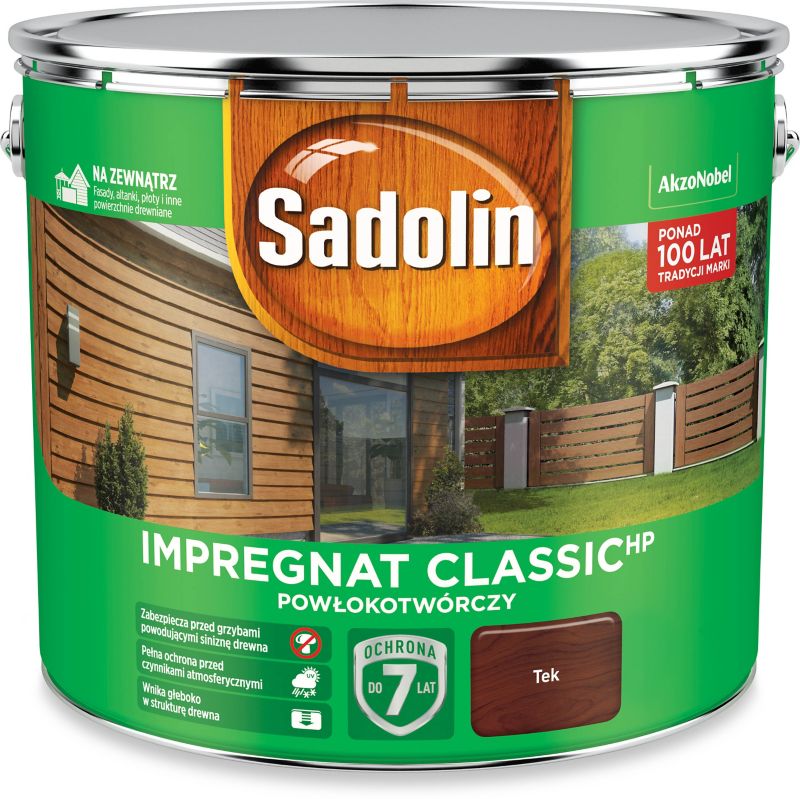 Impregnat do drewna Sadolin Hybrydowy palisander 9 l