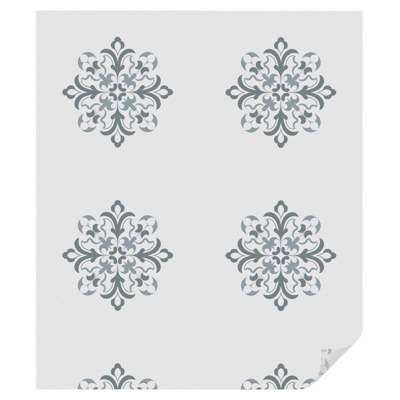 Naklejka Witrażowa Tulup 100x116 cm Folia na Szkło Ornament klasyczny w harmonijnej symetrii 1 rol.