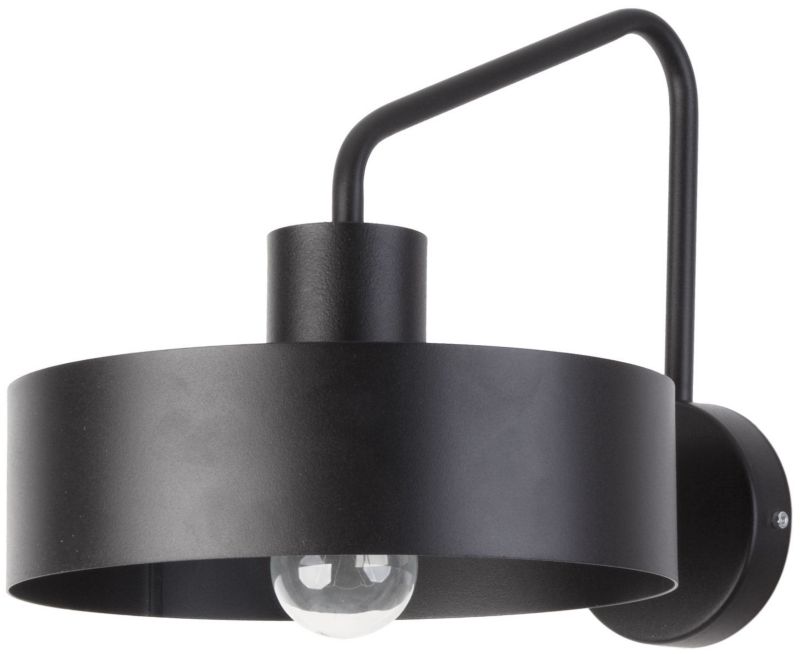 Kinkiet ścienny Sigma Lighting Jumbo czarny styl nowoczesny 1 x E27 x IP20 wym: 34,5 x 28 x 25 cm - 1 szt.