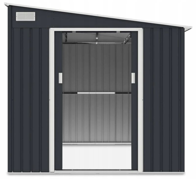 Domek Ogrodowy Narzędziowy na Narzędzia Szopa JASPER 214x257cm Metalowy 1 szt.