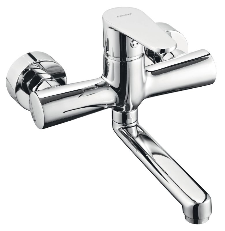 Bateria umywalkowa ścienna ALGEO chromowana 1 szt.