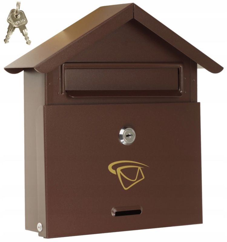 Skrzynka FEINZ Na Listy Domek Format B6 Brąz 1 szt.