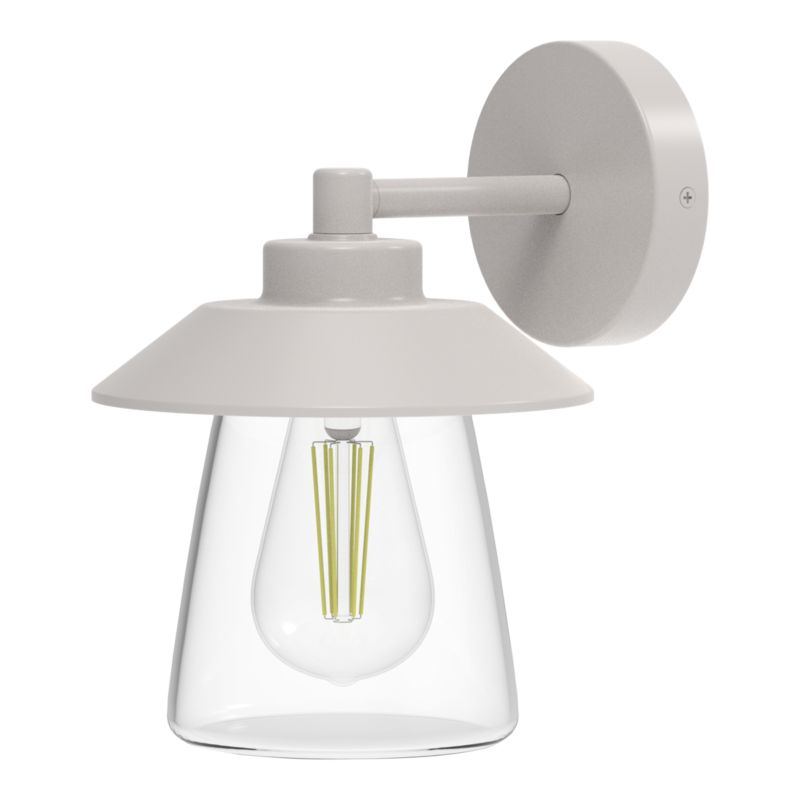 Kinkiet ogrodowy GoodHome Kebel 1 x E27 beżowy