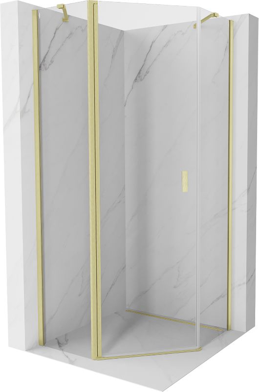Kabina prysznicowa Mexen Mist złota 80 x 80 cm 1 szt